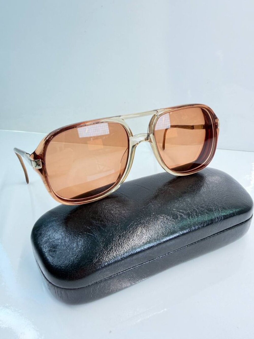 Vintage Luxottica KLIXX 2 L4 Aviator Sunglasses 54-20 Made in Italy